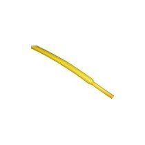 gaine thermoretractable - Barre 1.22 M diamètre 12.7/6.4 mm jaune