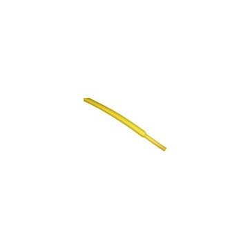 gaine thermoretractable - Barre 1.22 M diamètre 19.1/9.5 mm jaune