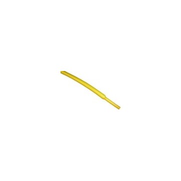 gaine thermoretractable - Barre 1.22 M diamètre 25.4/12.7 mm jaune