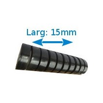 Ruban isolant adhésif Noir larg 15 mm long 10 m. 10 rouleaux