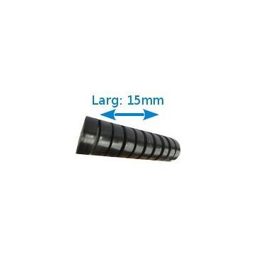 Ruban isolant adhésif Noir larg 15 mm long 10 m. 10 rouleaux