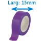 Ruban isolant adhésif violet larg 15 mm long 10 m